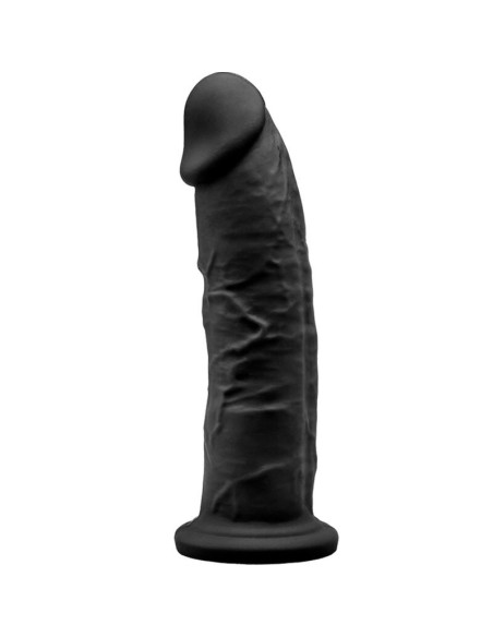 SILEXD - MODEL 2 REALISTIC PENIS PREMIUM SILEXPAN SILICONE BLACK 19 CM