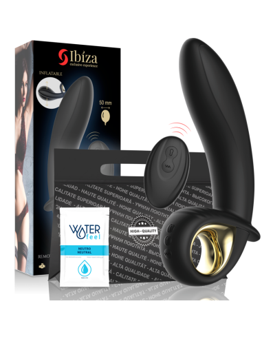 IBIZA - POWERFUL INFLATABLE ANAL-VAGINAL VIBRATOR REMOTE CONTROL