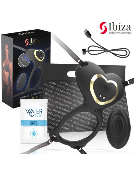 IBIZA - ŠIRDIES KELNAITĖS POROS VIBRATORIUS NUOTOLINIO VALDYMO PULTELIS