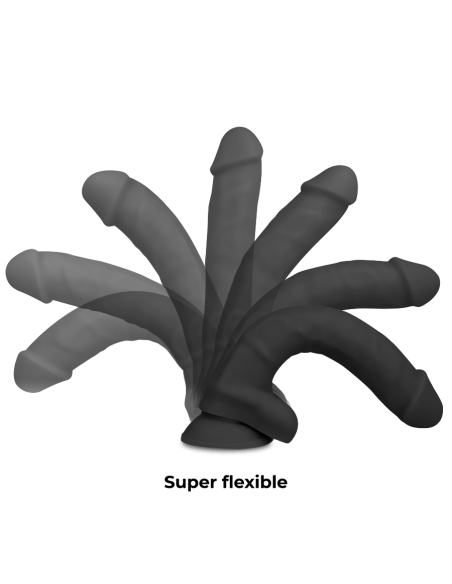 COCK MILLER - SILICONE DENSITY COCKSIL ARTICULABLE BLACK 24 CM