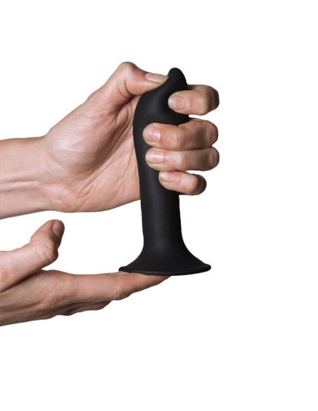 ADRIEN LASTIC - HITSENS 5 silikoninis dildo juodas