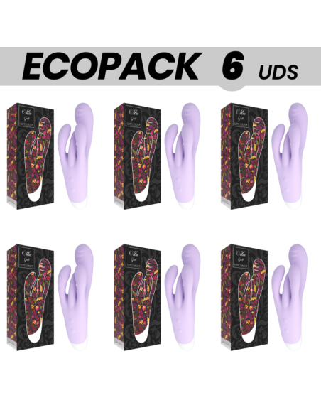 ECOPACK 6 VIENETAI - MIA GUELL ORGAZMINIS VIBRATORIUS SU 3 VARIKLIAIS