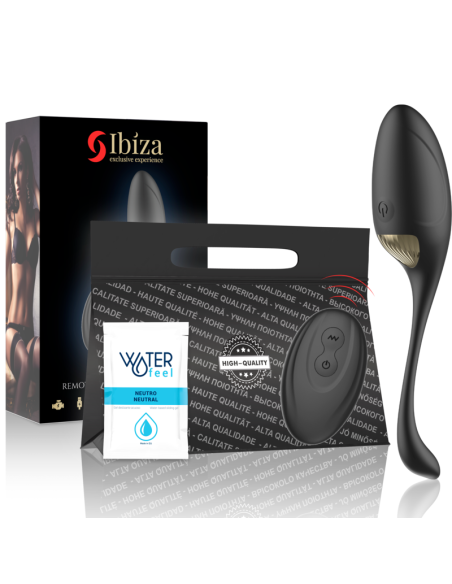 IBIZA - GALINGAS KIAUŠINIŲ VIBRATORIUS SU NUOTOLINIO VALDYMO PULTELIU