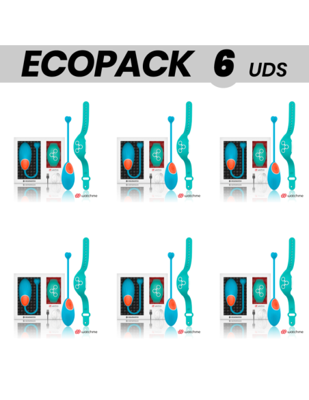 ECOPACK 6 VIENETAI - WEARWATCH EGG NUOTOLINIO VALDYMO TECHNOLOGIJA WATCHME MĖLYNA - AKVAMARINO SPALVA