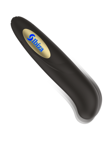 IBIZA - klitorio stimuliatorius su USB įkrovikliu, 10 vibracijos režimų, auksinis, 13 x 2,9