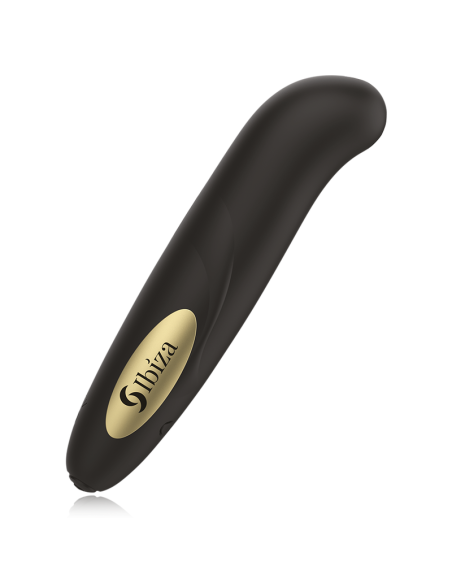 IBIZA - klitorio stimuliatorius su USB įkrovikliu, 10 vibracijos režimų, auksinis, 13 x 2,9