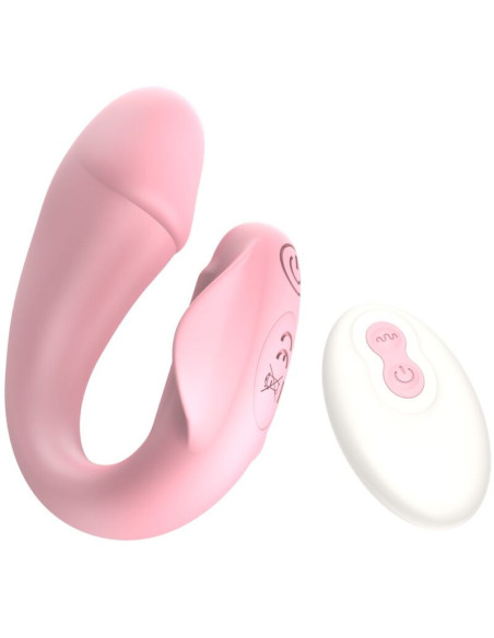 ARMONY - FRESHFUN CICI STAP-ON VIBRATOR REMOTE CONTROL AND APP 10 VIBRATIONS PINK