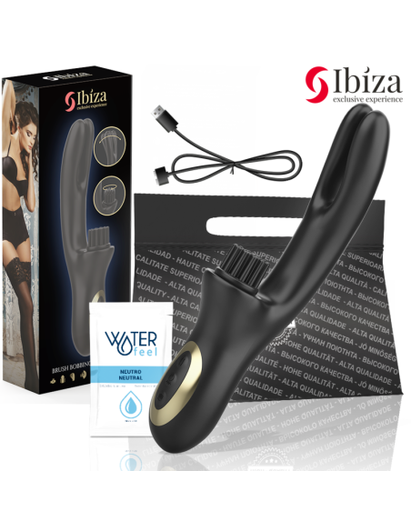 IBIZA - HI-TECH RABITT ŠEPETĖLIO DAUGIALĄSČIO KLITORIALINIS IR DVIGUBŲ BANGŲ VIBRATORIUS