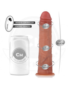 COCK MILLER - REALISTINIS DILDO SU SIURTUKU IR NUOTOLINIO VALDYMO PULTU, VIBRACIJOS 20,5 CM 2