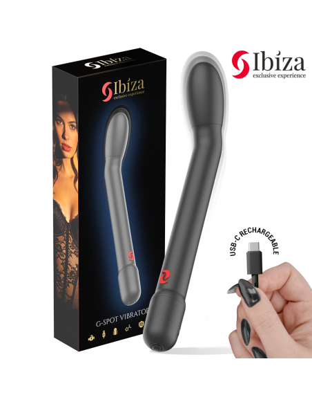 IBIZA - BLACK G-SPOT VIBRATOR WITH VIBRATION