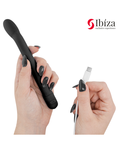IBIZA - BLACK G-SPOT VIBRATOR WITH VIBRATION