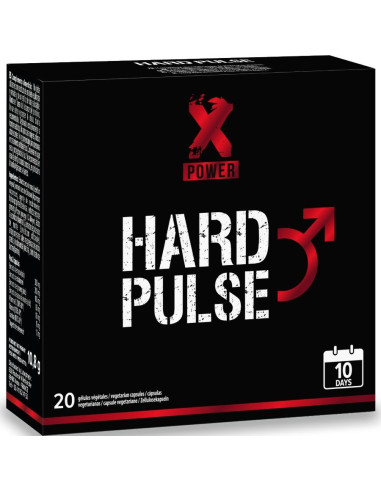 XPOWER - HARD PULSE EXPRESS TREATMENT 10 DIENŲ EREKCIJA IR IŠTVERMĖ 20 KAPSULIŲ