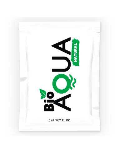 BIOAQUA - VANDENS PAGRINDU PAGAMINTAS LUBRIKAS SU NATŪRALIAIS INGREDIENTAIS 6 ML