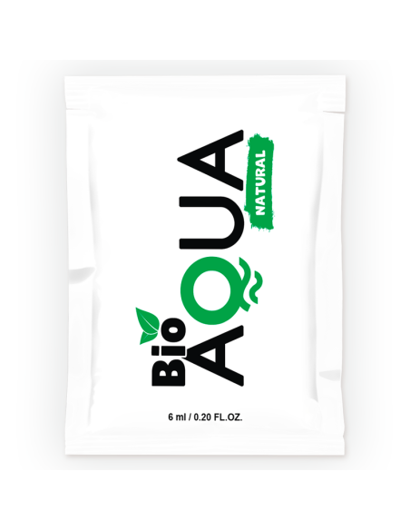 BIOAQUA - VANDENS PAGRINDU PAGAMINTAS LUBRIKAS SU NATŪRALIAIS INGREDIENTAIS 6 ML