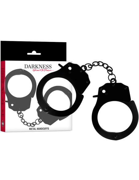 DARKNESS – metaliniai antrankiai juodoms rankoms