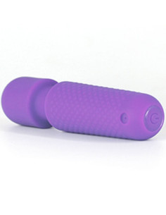 ARMONY - YOUR MAGIC MASSAGER and VIBRATOR RECHARGEABLE 10 VIBRATIONS WAND DOTS PURPLE 2