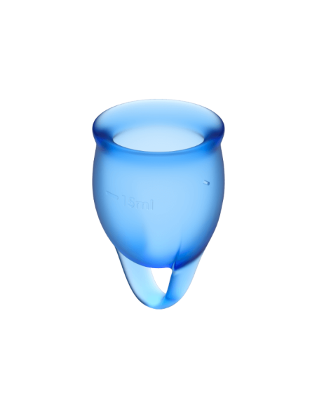 SATISFYER - FEEL CONFIDENT MENSTRUAL CUP DARK BLUE 15 20 ML