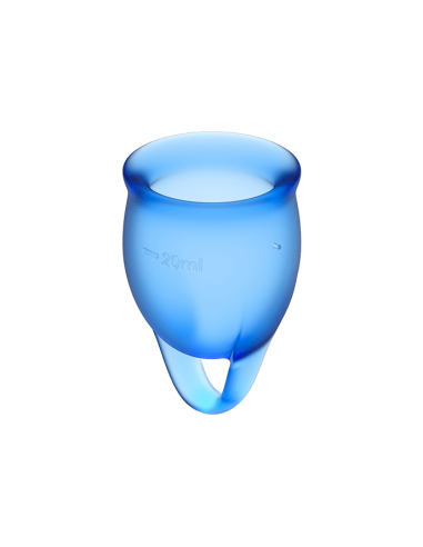 SATISFYER - FEEL CONFIDENT MENSTRUAL CUP DARK BLUE 15 20 ML