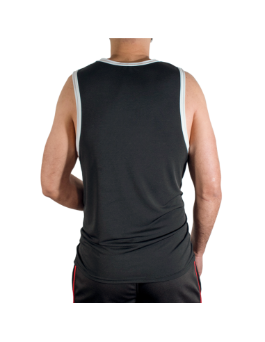 MACHO - CMV004 BLACK GYM T-SHIRT S-M