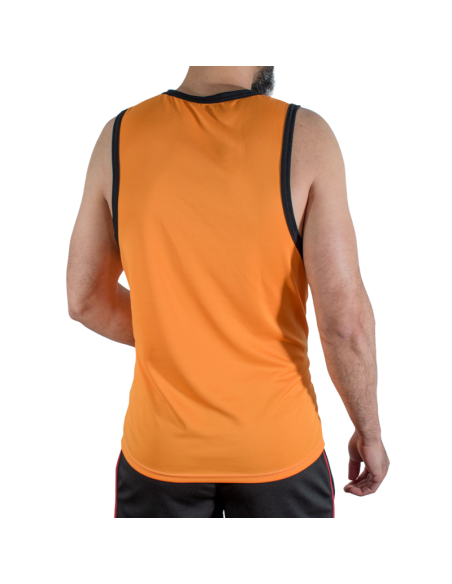 MACHO - CMV005 ORANGE GYM T-SHIRT S-M