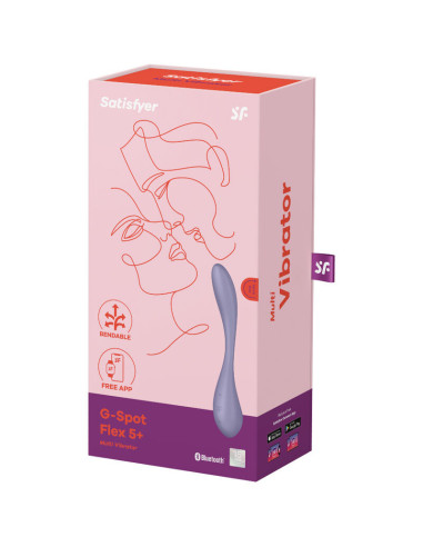 SATISFYER - G-SPOT FLEX 5 MULTI VIBRATOR LILAC