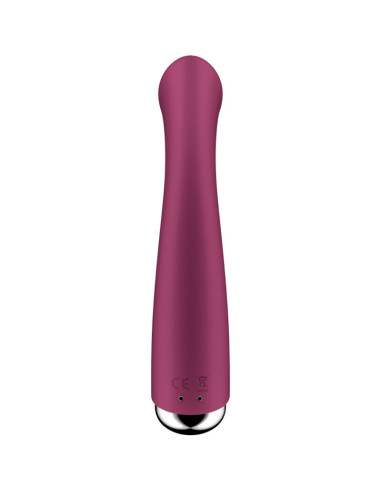 SATISFYER - BESISUKANTIS G-SPORT 1 ROTACINIS VIBRATORIUS RAUDONAS