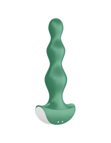 SATISFYER - LOLLI VIBRATORIUS ŽALIAS KIŠTUKAS SU 2 KIHČIAIS
