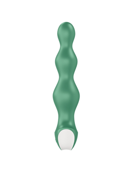 SATISFYER - LOLLI VIBRATORIUS ŽALIAS KIŠTUKAS SU 2 KIHČIAIS