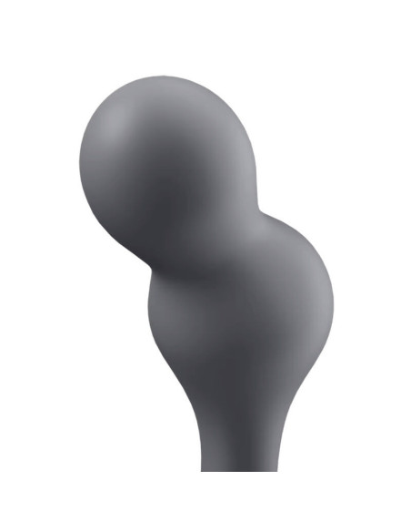 SATISFYER - DEEP DIVER VIBRATING PLUG APP GREY
