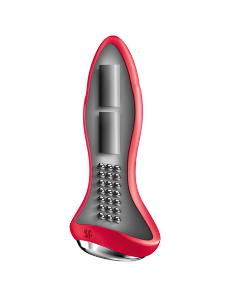 SATISFYER – ROTATORIAUS KIMŠTUKAS 1 VIBRUOJANČIO KIMŠTUKO PROGRAMĖLĖ, RAUDONA