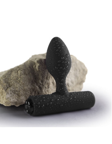 ROCKS-OFF - NOVA SOLARIS RECHARGEABLE SLIM and POWERFUL ANAL PLUG 16 FUNCTION BLACK