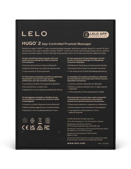 LELO HUGO 2 ŽALIAS PROSTATOS MASAŽUOTUVAS