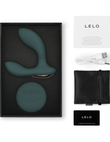 LELO HUGO 2 GREEN PROSTATOS MASAŽUOKLIS SU NUOTOLINIU VALDYMU