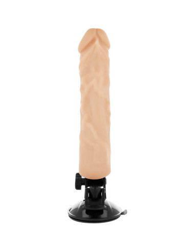 BASECOCK - REALISTINIS VIBRATORIUS SU NUOTOLINIO VALDYMO VALDYMU, ODOS DYDIS 21 CM -O- 4 CM