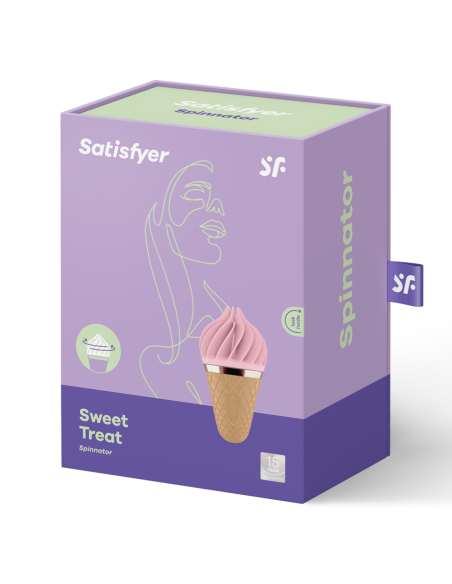 SATISFYER - SWEET TREAT SPINNATOR BROWN and PINK