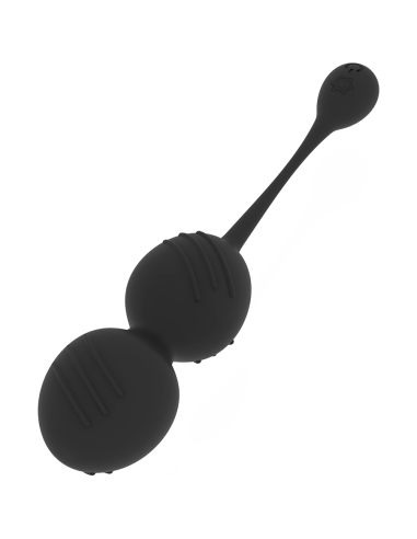 RITHUAL - NISHA RECHARGEABLE VIBRATING KEGEL BALLS BLACK