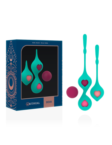 RITHUAL - DEVA AQUA GREEN PELVIC TRENINGŲ RINKINYS