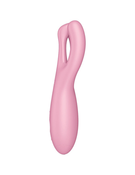 SATISFYER - THREESOME 4 VIBRATOR APP PINK