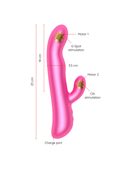ONINDER - OSLO VIBRACIJA IR SUKIMASIS PINK - NEMOKAMA PROGRAMĖLĖ