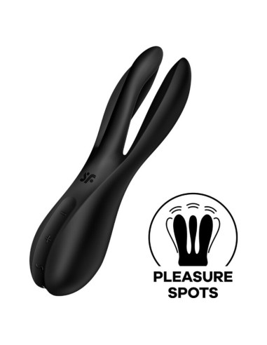 SATISFYER - THREESOME 2 VIBRATOR BLACK