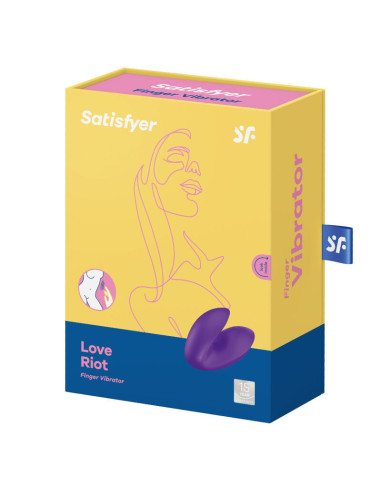 SATISFYER - LOVE RIOT PIRŠTŲ VIBRATORIUS VORIUKAS
