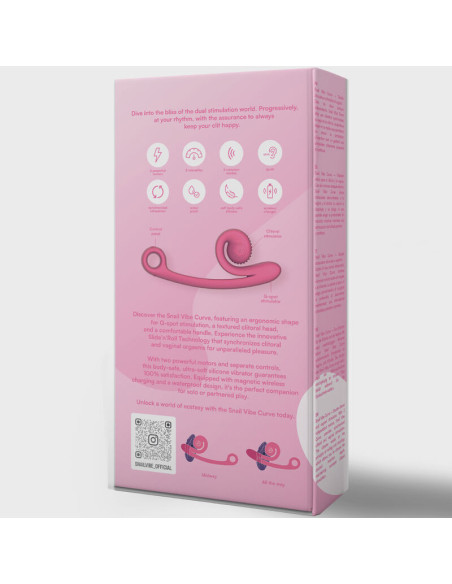 SNAIL VIBE - CURVE VIBRATORIUS ROŽINIS