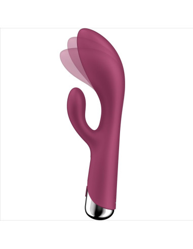 SATISFYER – BESIUKIANČIO TRIUŠIO 1 KLITORIO IR RAUDONOJO G-SPOT STIMULIACIJA