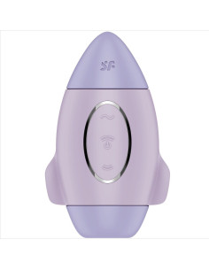 SATISFYER - MISSION CONTROL LILAC MAŽAS DVIGUBO IMPULSO VIBRATORIUS