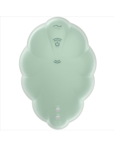 SATISFYER - ŽALIOJO ORO IMPULSACINIS VIBRATORIUS „CLOUD DANCER“