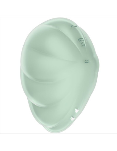 SATISFYER - ŽALIOJO ORO IMPULSACINIS VIBRATORIUS „CLOUD DANCER“