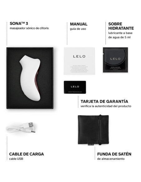 LELO - SONA 3 SONIC KLITORIO MASAŽO KREMAS
