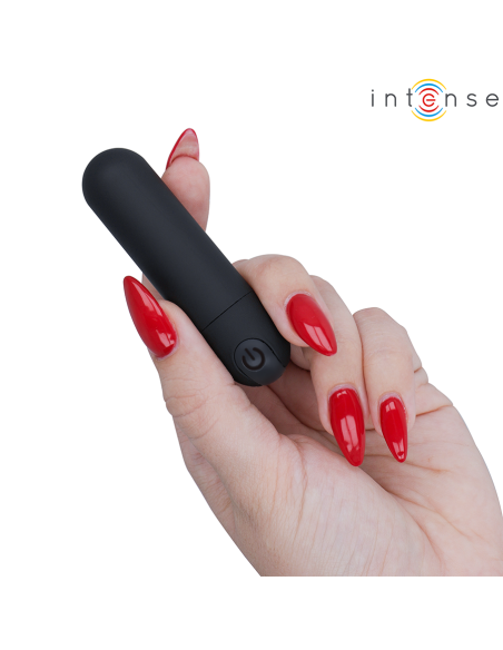 INTENSE - KAREN MINI RECHARGEABLE VIBRATING BULLET BLACK