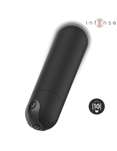 INTENSE - KAREN MINI RECHARGEABLE VIBRATING BULLET BLACK
