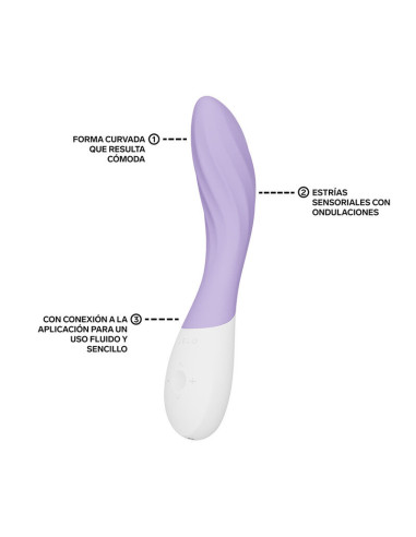 LELO - MONA TWIST RECHARGEABLE APP-CONTROLLED G-SPOT VIBRATOR LAVENDER